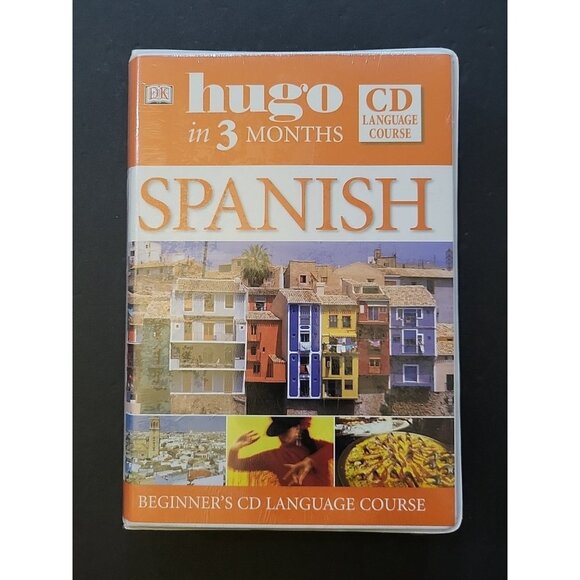 DK Spanish Hugo in 3 Months Beginners CD Language Course Dorling Kindersley NEW - Picture 1 of 6